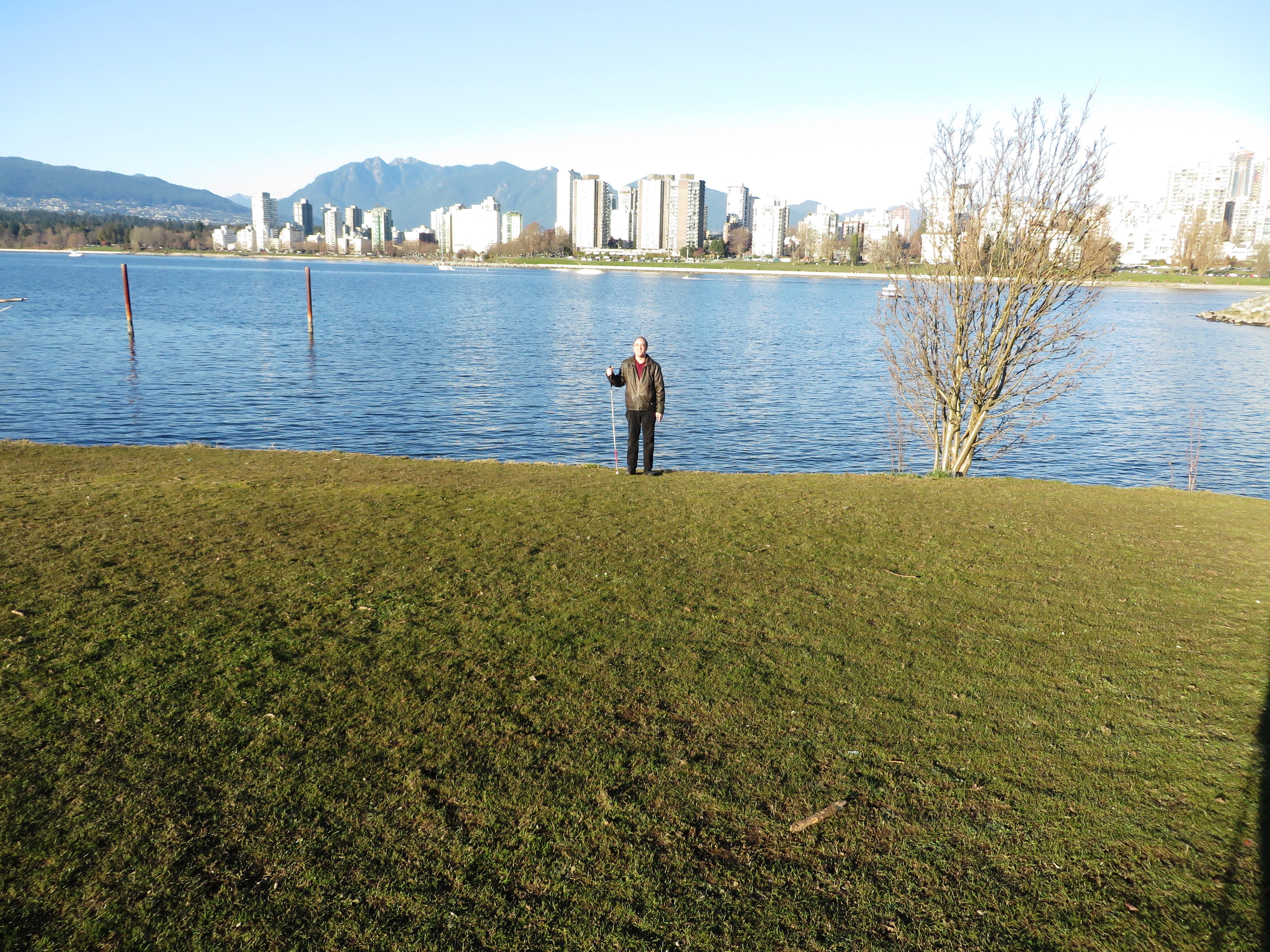 Shawn on the Vancouver waterfront